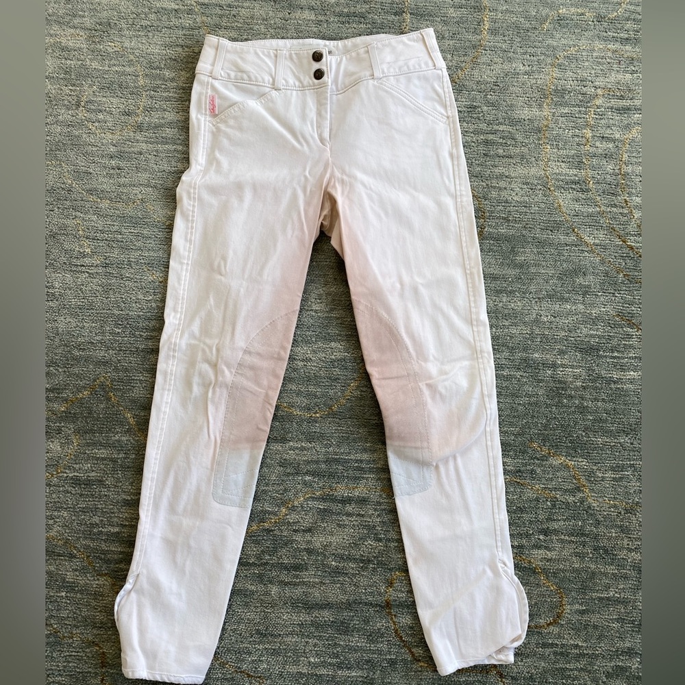 Tailored sports man white show Breeches